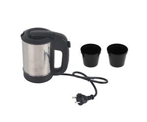 Hervidor De Agua Eléctrico, 0,5litros 1000w Mini Calentador Portátil Zona Ebullición Rápida Pequeño Termo Con Indicador Luminoso Forro Acero Inoxidable Apagado Automático Taza Calefacción Para Viajar