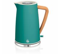 Hervidor de agua eléctrico 1,7 L inalámbrico diseño moderno madera SWAN Nordic