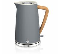 Hervidor de agua eléctrico 1,7 L inalámbrico diseño moderno madera SWAN Nordic