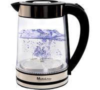 HERVIDOR DE AGUA ELECTRICO 1,7L VIDRIO CRISTAL 1500W DE POTENCIA HERVIDORA CRISTAL (HERVIDORA VIDRIO 1,7L)