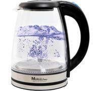 HERVIDOR DE AGUA ELECTRICO 1,8L VIDRIO CRISTAL 1500W DE POTENCIA HERVIDORA CRISTAL (HERVIDORA VIDRIO 1,8L)