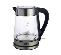 Hervidor de Agua Eléctrico con Luz LED EDM 1850-2200 W Cristal 1,7 L