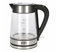 Hervidor de Agua Eléctrico con Luz LED EDM 1850-2200 W Cristal 1,7 L