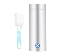 Hervidor de agua eléctrico de viaje,Calentador de Agua de 400ML,mini camping,5 minutos de cocción rápida,para la preparación de té, café y leche para bebés