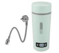 Hervidor de agua eléctrico de viaje pequeño de 350 ml, mini hervidor de agua portátil, 4 temperaturas ajustables, revestimiento de acero inoxidable 304, apagado automático para té, café, leche para