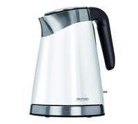 MPM MCZ-56 Hervidor de Agua Eléctrico Inalámbrico de Acero Inoxidable, 1,7 Litros, 2200W, Libre de BPA, Blanco