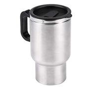 Hervidor de Agua Eléctrico para Coche, 450mL, 12V 18W, Acero Inoxidable, Portátil para Viajes y Camping