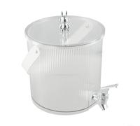 Hervidor de agua fría con aspecto de cerámica con mecanismo de grifo fácil de usar para un fácil acceso (blanco, 3,5 L)