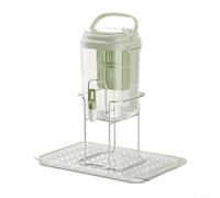 Hervidor de agua fría con grifo, jarra de agua para nevera de gran capacidad con dispensador y cubo de té de frutas para cocina, jarra de bebidas a prueba de fugas para líquidos fríos y calientes