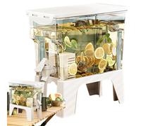 Hervidor de agua fría para el hogar, dispensador de bebidas para refrigerador, dispensador de bebidas, dispensador de agua con infusión de frutas, gran capacidad para el frío de verano con grifo