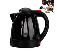 Hervidor de Agua para Coche, Caldera de Agua para Hervidor de Coche 12V - Tanque interior de acero inoxidable, Hervidor eléctrico de viaje para automóvil 1L | Botella del calentador de agua del apagad