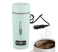 Hervidor de Agua para Coche,Calentador Eléctrico de Viaje 12V con Botella Termo | Hervidor de Agua para Coche - para Viajes, Camping, Vehículos, SUVs, Autocaravanas, Camiones, Monovolúmenes, Pickups