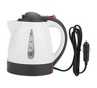 Hervidor de agua para coche con enchufe para encendedor de cigarrillos, portátil de 1000 ml y 24 V, hervidor de agua para camión de viaje, botella de calentador de agua para hacer té y café
