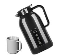 Hervidor de Agua para Coche con Pantalla LED de Temperatura,1150ml 12V/24V antiderrame - para Viajes Diarios, Camping, Salidas Familiares, Té, Café, Leche, Fideos Instantáneos | para té, café, leche,