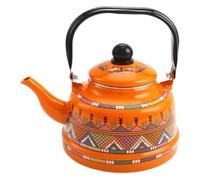 Hervidor de agua para cocina Tetera esmaltada for agua hirviendo Multicolor 1.1-2.5L(Orange,1.1L)