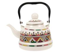 Hervidor de agua para cocina Tetera esmaltada for agua hirviendo Multicolor 1.1-2.5L(White,1.1L)
