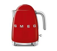 Hervidor de agua - Smeg KLF03RDEU, 1.7 l, Retro, 2400 W, Rojo
