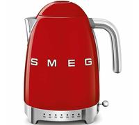 Hervidor de agua Smeg KLF04RDEU - Rojo, 1,7 L, 2400 W