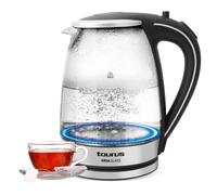 Hervidor de Agua Taurus Aroa Glass 2200W 1,7L Base 360°