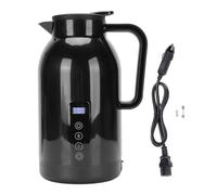 Hervidor de automóvil, 1300 ml de 12-24 V Caldera de agua de automóvil eléctrico con exhibición digital de acero inoxidable Propina de viaje de fuga de fuga para café para té Café