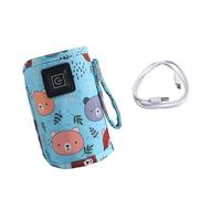 Hervidor de botellas de 3 vías, termorregulación, alimentado por USB, material de tela de calidad alimentaria, ideal para el uso en coche y en viajes, varios dispositivos, botella uniforme tostadora