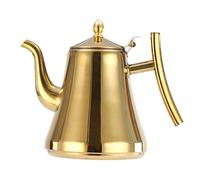 Hervidor de café para verter sobre café, olla de goteo manual de acero inoxidable con infusor de 1,5 L