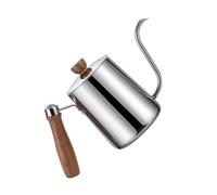Hervidor de café profesional con cuello de cisne de acero inoxidable, 600ML, hervidor de café con boquilla de cuello de ganso de acero inoxidable 304