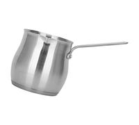 Hervidor de café profesional de acero inoxidable de gran capacidad, fácil de limpiar, ollas lisas para chocolates, calentador de leche con boquilla de precisión