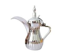 Hervidor de café turco Dallah eficiente de acero inoxidable con calentamiento rápido y tarro multiusos para té y café de fácil cuidado
