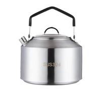 Hervidor de camping - Hervidor de acero inoxidable para camping, hervidor de agua silbante | Uso al aire libre, hervidor de té de camping de ebullición rápida, acero inoxidable 304 de calidad, diseño