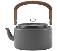 Hervidor de camping ligero de aleación de aluminio de 1,2 L con base de múltiples anillos de calentamiento rápido, sin goteo para cafetera con boquilla de águila para senderismo al aire libre, mango