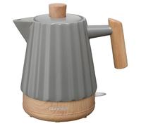 Hervidor de cerámica para agua de 1500W con capacidad de 1.5L en color gris