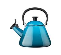 Le Creuset Tetera Kone, Acero esmaltado, 1, 6 L, Deep Teal, 40101026420000
