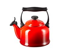 Le Creuset Tetera Traditional, Acero esmaltado, 2, 1 L, Cereza, 40102020600000