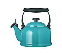 Le Creuset Tetera Traditional, Acero esmaltado, 2, 1 L, Caribe, 40102021700000
