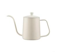 Hervidor de cuello de cisne de acero inoxidable con boquilla de goteo manual para verter con precisión sobre la preparación del café y una distribución óptima del calor, capacidad de 350600 ml (tapa