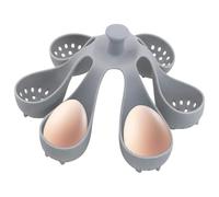 Hervidor de Huevos de Silicona Alimenticio | Copa de Cocción Antiadherente con Soporte, Tazas para Huevos Cocidos o a la Cacerola | Hueveras Reutilizables, Apto Lavavajillas, para 6 Huevos