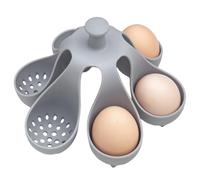 Hervidor de huevos, eficiente hervidor de huevos, copas de huevos, Eegg Cooking Pods, estante de almacenamiento EEGGG adecuado para la preparación rápida del desayuno, organización de la cocina y