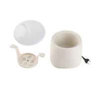 Hervidor de huevos eléctrico pequeño, 6 funciones, para huevos duros, cazador furtivo con función de apagado automático, antiquemaduras en seco