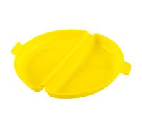 Hervidor de huevos para microondas, molde de silicona portátil para microondas, 21 x 12 cm, sartén para tortilla escalfador portátil con tapa | Vaporera, utensilio de cocina, máquina de desayuno para