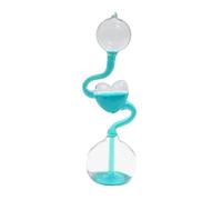 Hervidor de mano de cristal - 18 cm de gran tamaño, juguete científico, tubo de reacción de calor líquido altamente transparente, adorno de borosilicato duradero | Herramienta de experimentación