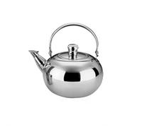 Hervidor De Té - De Acero Inoxidable | Ligera | Contenedor De Calefacción Líquida | Caldera De Té Moderna Portátil | Bote De Bebida De Estufa | Buque De Calefacción De Agua Para Viajes D