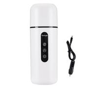 Hervidor de té portátil para coche, taza de agua calentada de 12 V/24 V, calentamiento rápido, taza de viaje universal con función de agitación automática, hervidores de coche de 420 ml para mantener