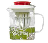 Hervidor de té - Tetera con infusor, olla de vidrio frío de 850 ml, hervidor infusor de té, mango resistente al calor para té suelto, infusor de té, jarra de té para bebidas, hogar, restaurante