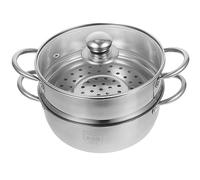Hervidor de vapor de acero inoxidable olla de metal utensilios de cocina olla de inducción olla de sopa olla veggie huevo alimentos olla vaporera