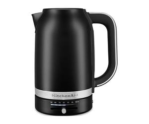 Hervidor elctrico KitchenAid 5KEK1701EBM negro mate, con temperatura ajustable,