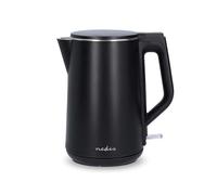 Hervidor eléctrico | 1.5 l | Plástico | Negro | Rotable 360 Grados | Elemento Calefactor Oculto | Controlador Strix® | Protección contra ebullición