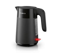 Hervidor Eléctrico 1.7L 2400W Negro Plástico, Indicador Nivel Agua, Apagado Automático