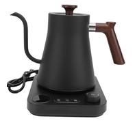 Hervidor Eléctrico con Cuello de Cisne, Control de Temperatura, Hervidor Eléctrico para café y té con Temporizador de Pantalla LCD, Caldera de Agua Potente y Rápida, Hervidor de
