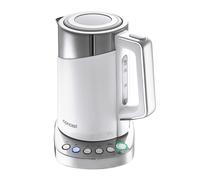 Concept Electrodomésticos RK3170 Hervidor de Agua con Termorregulación, 2200 W, 1.7 litros, Acero Inoxidable, Blanco
